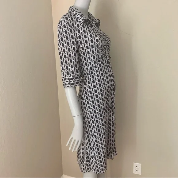 LAUNDRY BY SHELLI SEGAL Blue Jersey Dress - Picture 9 of 16